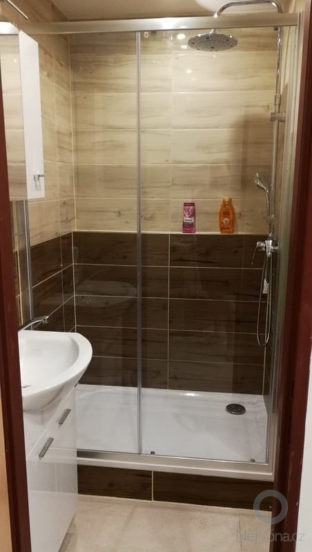 2017 08 Rekonstrukce bytu 2kk Praha po - koupelna